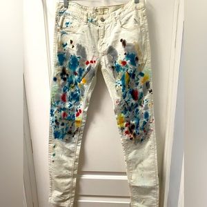 Free People multicolor corduroy pants
